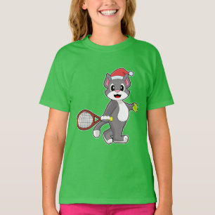 Camiseta Tenis de Navidades de gato