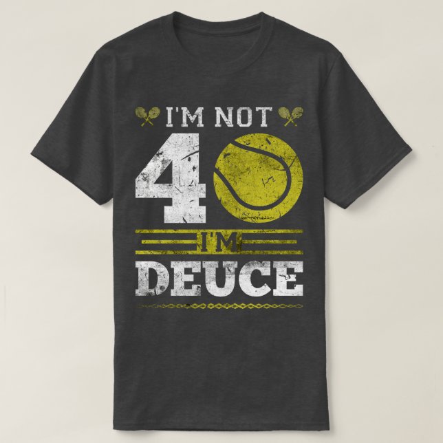Camiseta Tenis De No 40 Años (Diseño del anverso)