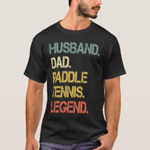 Camiseta Tenis de pádel divertida diciendo Tenn de esposo d