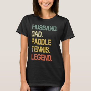 Camiseta Tenis de pádel divertida diciendo Tenn de esposo d