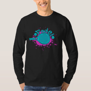 Camiseta Tenis de paleta Padel Raqueta Pelota Vintage 2