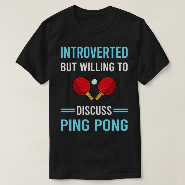 Camiseta Tenis de Ping Pong (Diseño del anverso)