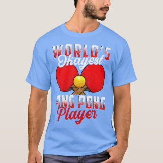 Camiseta Tenis de ping pong del jugador de ping pong del mu