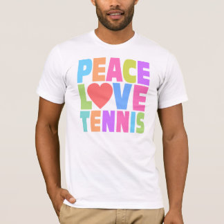 Camiseta Tenis del amor de la paz