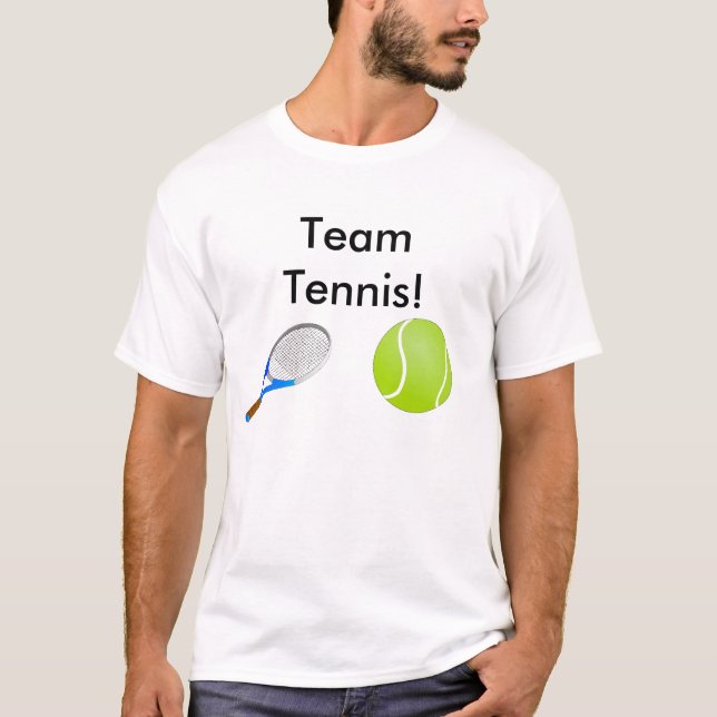 Camiseta ¡Tenis del equipo! (Anverso)