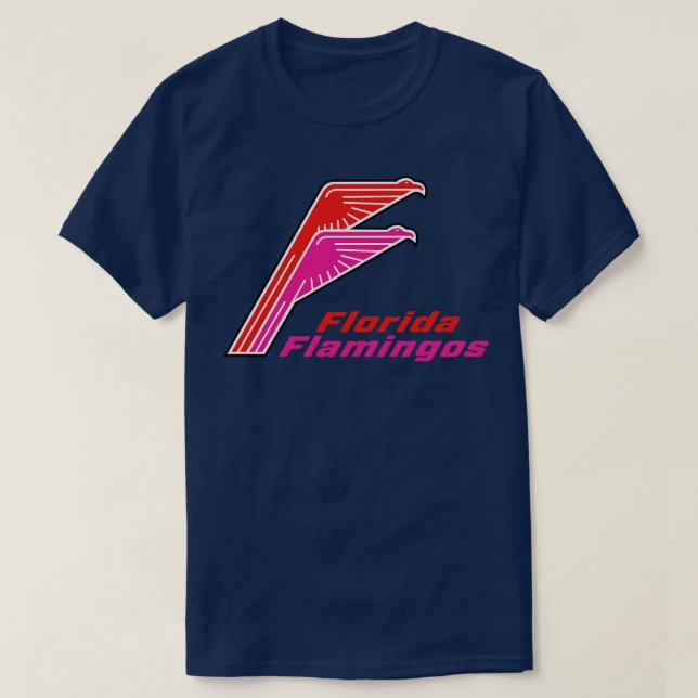 Camiseta Tenis del equipo de Florida Flamingos 1974 (Diseño del anverso)