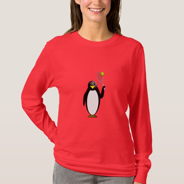 Camiseta Tenis del pingüino (Anverso)
