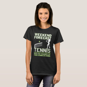 CAMISETA TENIS DEL PRONÓSTICO DEL FIN DE SEMANA