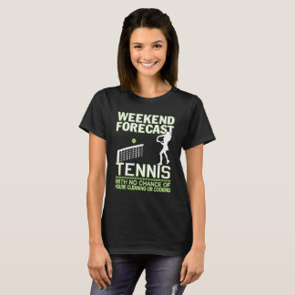 CAMISETA TENIS DEL PRONÓSTICO DEL FIN DE SEMANA