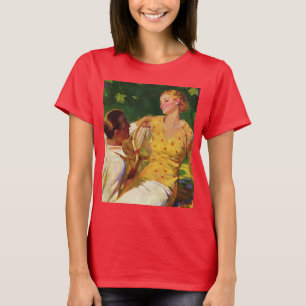 Camiseta Tenis deportivo vintage, amor y romance