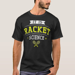 Camiseta Tenis, divertida jugadora de tenis de Racket Scien