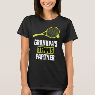 Camiseta Tenis divertidos, socio de tenis del abuelo