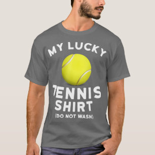 Camiseta Tenis divertidos y afortunados para los jugadores
