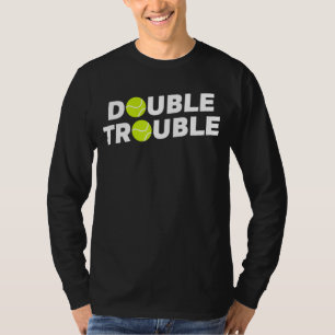Camiseta Tenis divertidos y divertidos con bolas de tenis