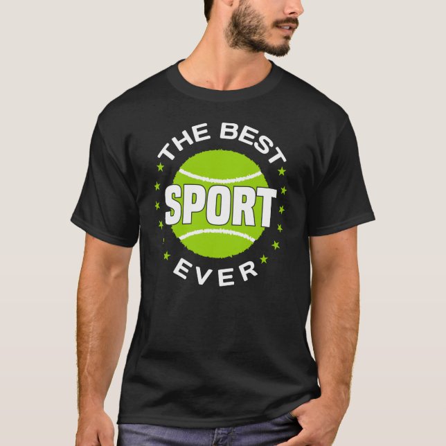 Camiseta Tenis El Mejor Deporte De La Historia (Anverso)