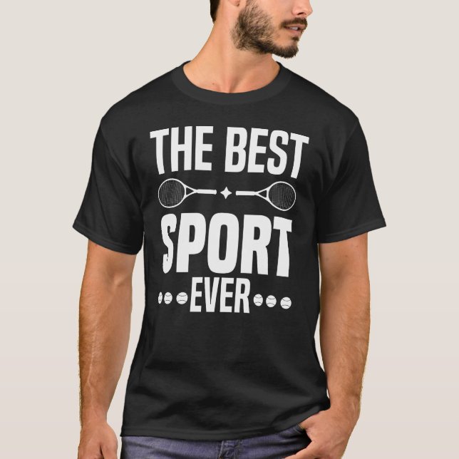 Camiseta Tenis El Mejor Deporte De La Historia (Anverso)