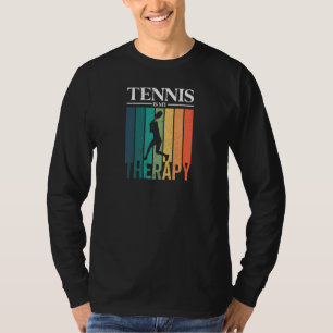 Camiseta Tenis Es Mi Terapia Retro Jugador De Tenis
