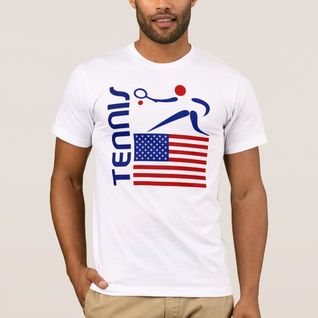 Camiseta Tenis, Estados Unidos (Anverso)
