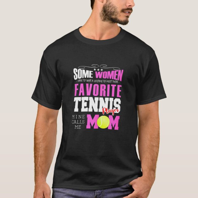 Camiseta Tenis favorito femenino me llama mamá (Anverso)