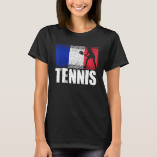 Camiseta Tenis femenino Deporte Bandera Francia Juega de te
