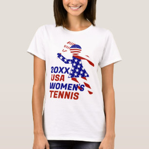 Camiseta TENIS FEMENINO Patriótico DE EEUU