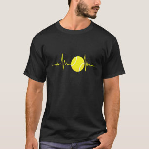 Camiseta Tenis Heartbeat Para Jugadores Entrenadores De Ten