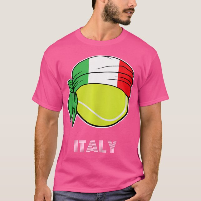 Camiseta Tenis Italiano Para Jugadores Italianos (Anverso)