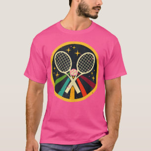 Camiseta Tenis Jugador Racquet Y Pelota