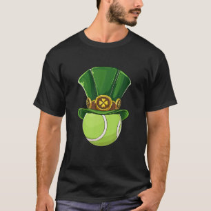 Camiseta Tenis llevando Gorra St Patrick Day Sport Shover
