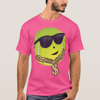 Camiseta Tenis Lover Sunglass Tenis Ball Gang Crew Racket