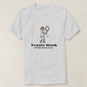 Camiseta Tenis masculino de pelo marrón oscuro hunden camis