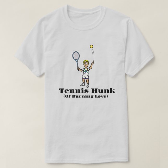 Camiseta Tenis masculino rubio hunk T-Shirt (Diseño del anverso)