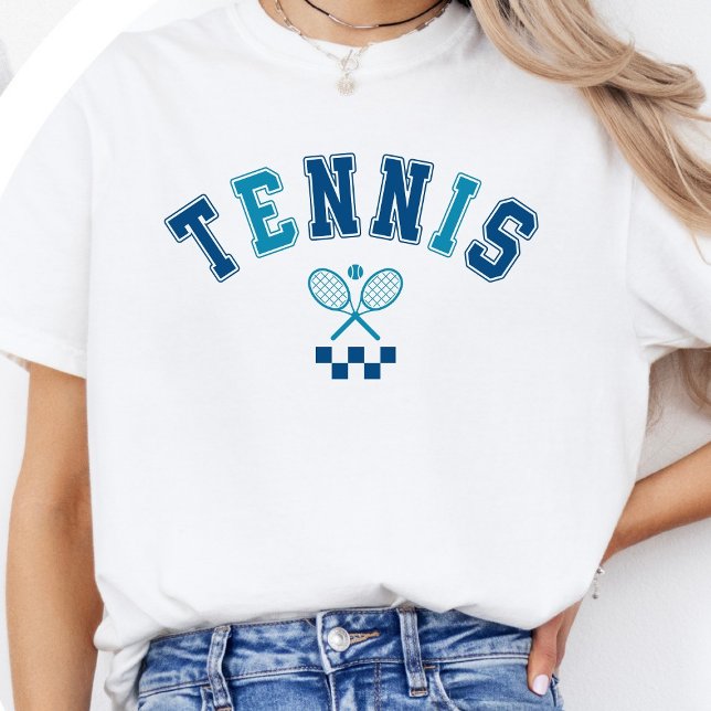 Camiseta Tenis Minimalista Azul Marino (Subido por el creador)