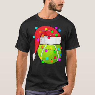 Camiseta Tenis Santa Hat Navidades ilumina divertidas navid
