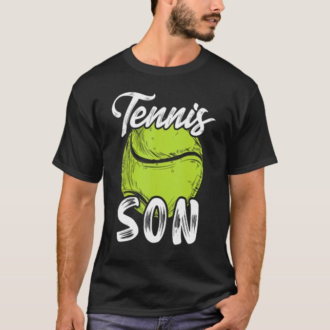 Camiseta Tenis Son Hombres Familia Pareja Juego De Pelota D (Anverso)