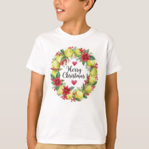 Camiseta Tenis temático de Navidad con Santa