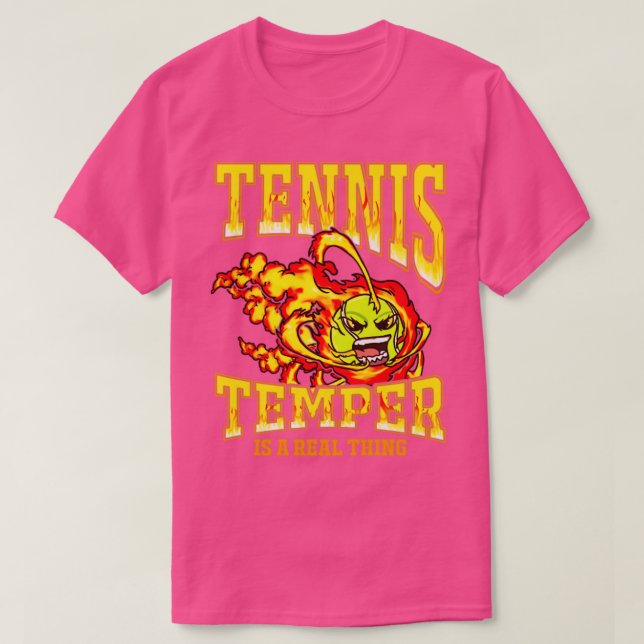 Camiseta Tenis Temper Es Algo Real (Diseño del anverso)