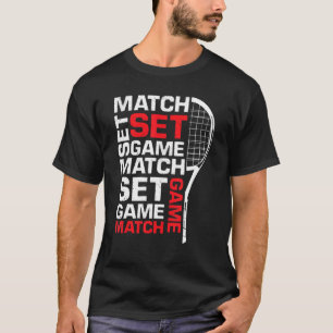 Camiseta Tenis Tenis Racket Tenis Racket Ball Tenis