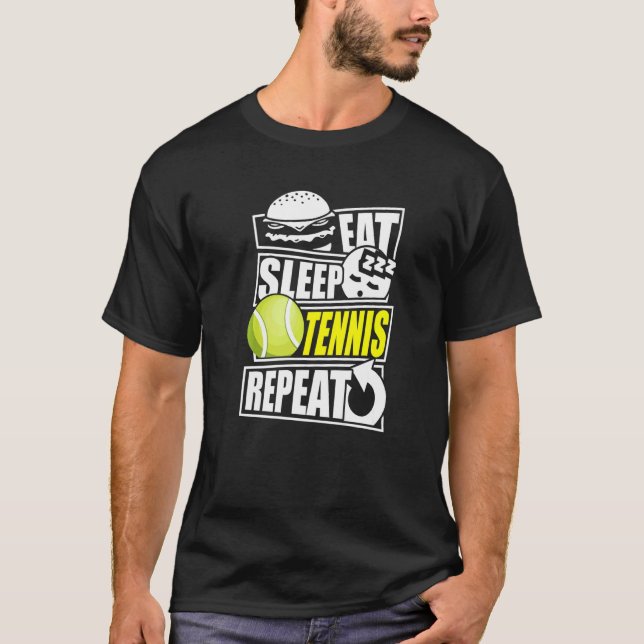 Camiseta Tenis Tenis Racket Tenis Racket Ball Tenis (Anverso)