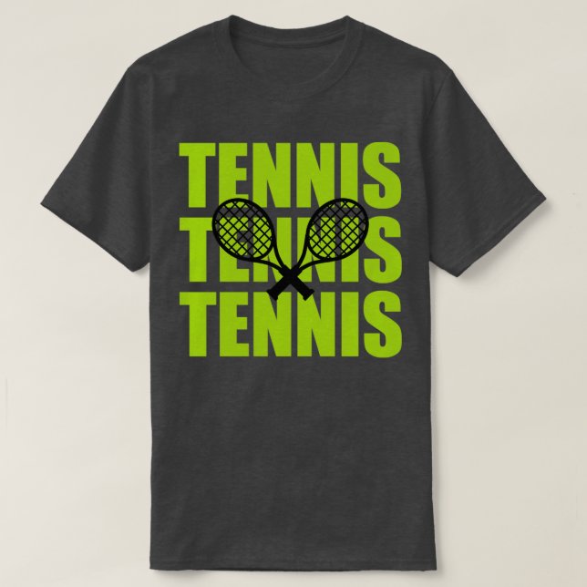 Camiseta Tenis Tenis Tenis (Diseño del anverso)