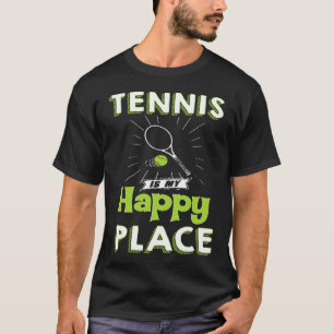 Camiseta Tenis - Tennis Happy Place