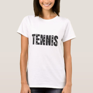 Camiseta Tenis Típografía moderna Encargado del jugador de