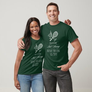 Camiseta Tenis Último Swing Antes de la Despedida de Solter
