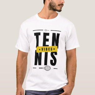 Camiseta Tenis Vibes de moda moderna de Guay Typografía dep