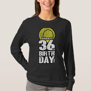 Camiseta Tenis vintage de 36 años cumpleaños número 36