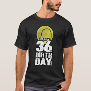 Camiseta Tenis vintage de 36 años cumpleaños número 36