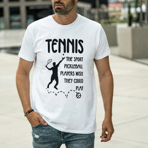 Camiseta Tenis vs Humor de Pickleball – Jugador de Tenis Di