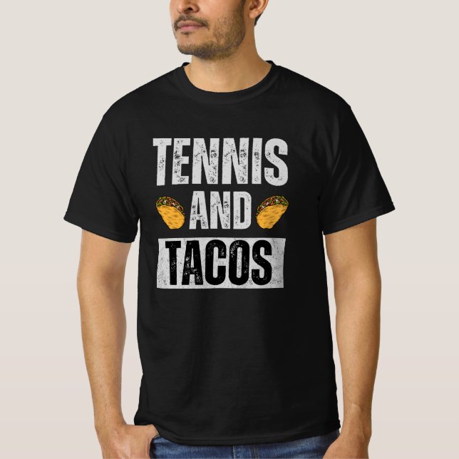 Camiseta Tenis y tacos (Anverso)