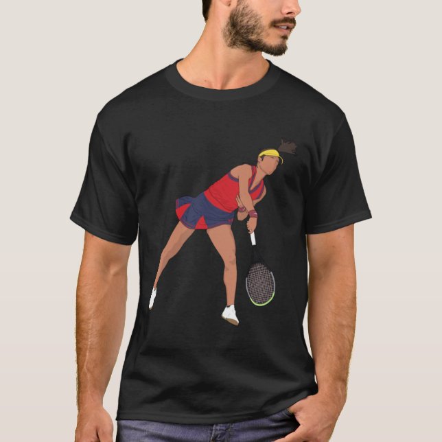 Camiseta Tenista Emma Raducanu (Anverso)