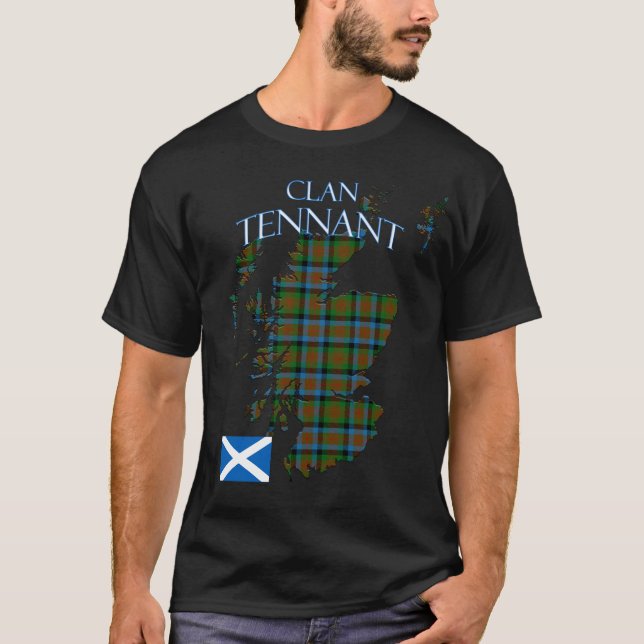 Camiseta Tennant Scottish Clan Tartan Scotland (Anverso)